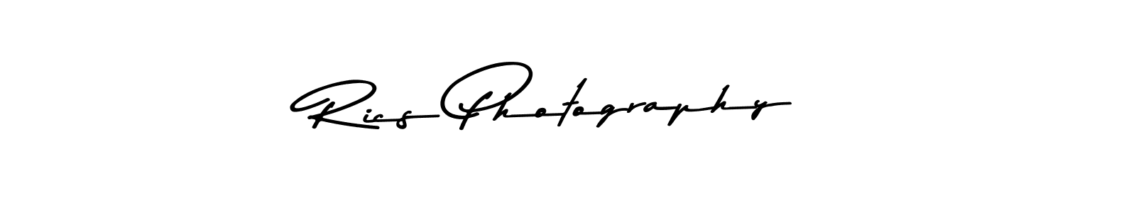 Make a beautiful signature design for name Rics Photography. Use this online signature maker to create a handwritten signature for free. Rics Photography signature style 9 images and pictures png