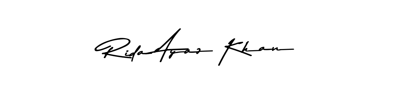 Similarly Asem Kandis PERSONAL USE is the best handwritten signature design. Signature creator online .You can use it as an online autograph creator for name Rida Ayaz Khan. Rida Ayaz Khan signature style 9 images and pictures png