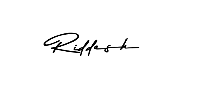 You can use this online signature creator to create a handwritten signature for the name Riddesh. This is the best online autograph maker. Riddesh signature style 9 images and pictures png