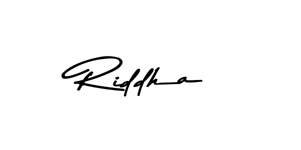 Similarly Asem Kandis PERSONAL USE is the best handwritten signature design. Signature creator online .You can use it as an online autograph creator for name Riddha. Riddha signature style 9 images and pictures png