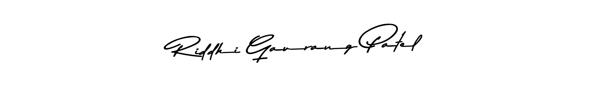 Use a signature maker to create a handwritten signature online. With this signature software, you can design (Asem Kandis PERSONAL USE) your own signature for name Riddhi Gaurang Patel. Riddhi Gaurang Patel signature style 9 images and pictures png