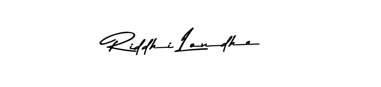 Also we have Riddhi Londhe name is the best signature style. Create professional handwritten signature collection using Asem Kandis PERSONAL USE autograph style. Riddhi Londhe signature style 9 images and pictures png