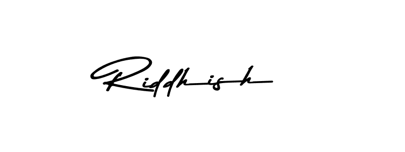 Similarly Asem Kandis PERSONAL USE is the best handwritten signature design. Signature creator online .You can use it as an online autograph creator for name Riddhish. Riddhish signature style 9 images and pictures png