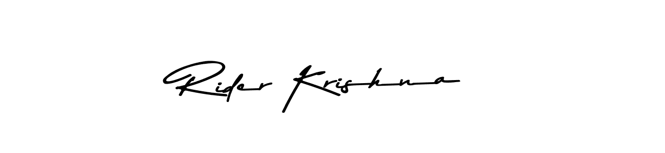 Rider Krishna stylish signature style. Best Handwritten Sign (Asem Kandis PERSONAL USE) for my name. Handwritten Signature Collection Ideas for my name Rider Krishna. Rider Krishna signature style 9 images and pictures png