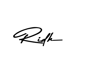 How to Draw Ridh signature style? Asem Kandis PERSONAL USE is a latest design signature styles for name Ridh. Ridh signature style 9 images and pictures png