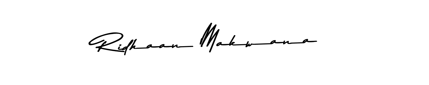 Also You can easily find your signature by using the search form. We will create Ridhaan Makwana name handwritten signature images for you free of cost using Asem Kandis PERSONAL USE sign style. Ridhaan Makwana signature style 9 images and pictures png