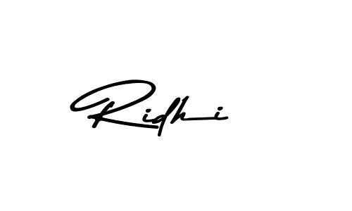 How to make Ridhi signature? Asem Kandis PERSONAL USE is a professional autograph style. Create handwritten signature for Ridhi name. Ridhi signature style 9 images and pictures png