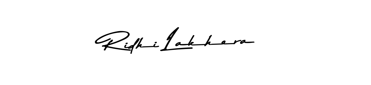 Use a signature maker to create a handwritten signature online. With this signature software, you can design (Asem Kandis PERSONAL USE) your own signature for name Ridhi Lakhera. Ridhi Lakhera signature style 9 images and pictures png