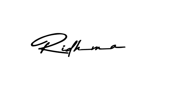 The best way (Asem Kandis PERSONAL USE) to make a short signature is to pick only two or three words in your name. The name Ridhma include a total of six letters. For converting this name. Ridhma signature style 9 images and pictures png