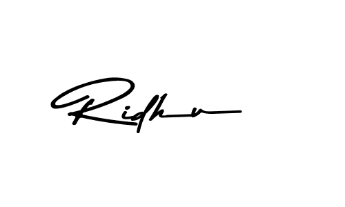 You should practise on your own different ways (Asem Kandis PERSONAL USE) to write your name (Ridhu) in signature. don't let someone else do it for you. Ridhu signature style 9 images and pictures png