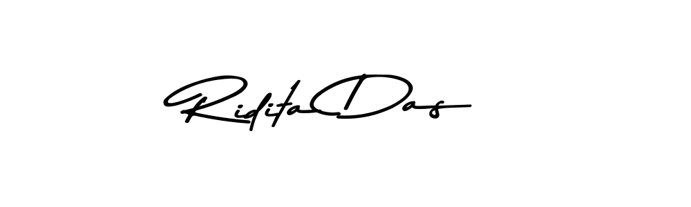 Create a beautiful signature design for name Ridita Das. With this signature (Asem Kandis PERSONAL USE) fonts, you can make a handwritten signature for free. Ridita Das signature style 9 images and pictures png