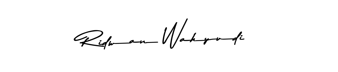 Ridwan Wahyudi stylish signature style. Best Handwritten Sign (Asem Kandis PERSONAL USE) for my name. Handwritten Signature Collection Ideas for my name Ridwan Wahyudi. Ridwan Wahyudi signature style 9 images and pictures png