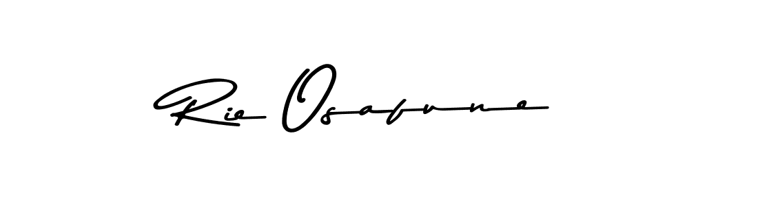 Design your own signature with our free online signature maker. With this signature software, you can create a handwritten (Asem Kandis PERSONAL USE) signature for name Rie Osafune. Rie Osafune signature style 9 images and pictures png