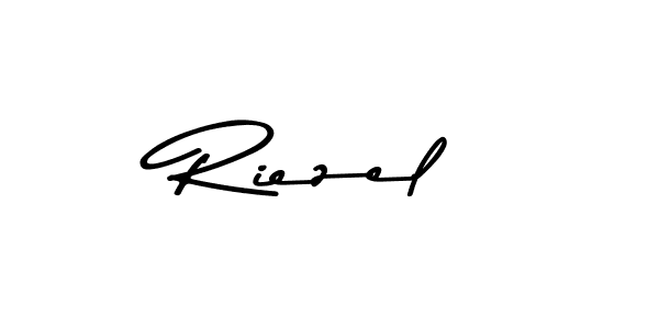 You should practise on your own different ways (Asem Kandis PERSONAL USE) to write your name (Riezel) in signature. don't let someone else do it for you. Riezel signature style 9 images and pictures png