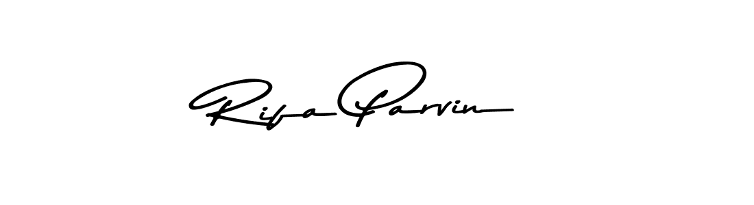 Rifa Parvin stylish signature style. Best Handwritten Sign (Asem Kandis PERSONAL USE) for my name. Handwritten Signature Collection Ideas for my name Rifa Parvin. Rifa Parvin signature style 9 images and pictures png