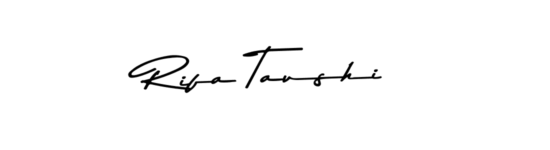 Design your own signature with our free online signature maker. With this signature software, you can create a handwritten (Asem Kandis PERSONAL USE) signature for name Rifa Taushi. Rifa Taushi signature style 9 images and pictures png