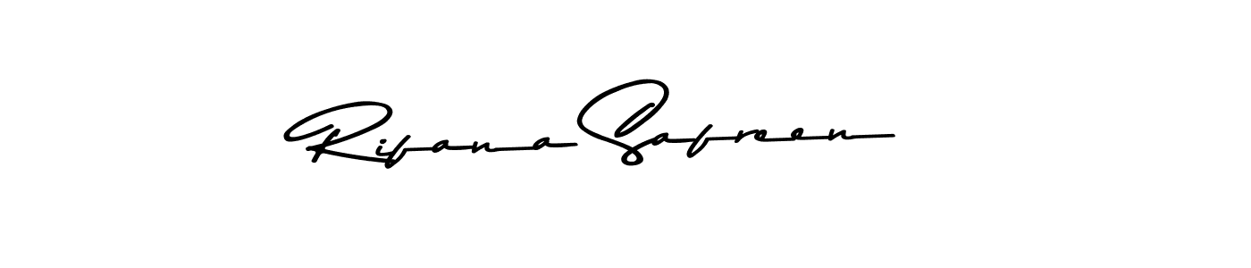 Create a beautiful signature design for name Rifana Safreen. With this signature (Asem Kandis PERSONAL USE) fonts, you can make a handwritten signature for free. Rifana Safreen signature style 9 images and pictures png