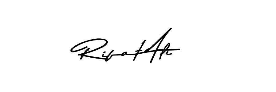 Make a beautiful signature design for name Rifat Ali. Use this online signature maker to create a handwritten signature for free. Rifat Ali signature style 9 images and pictures png