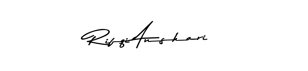 Use a signature maker to create a handwritten signature online. With this signature software, you can design (Asem Kandis PERSONAL USE) your own signature for name Rifqi Anshari. Rifqi Anshari signature style 9 images and pictures png