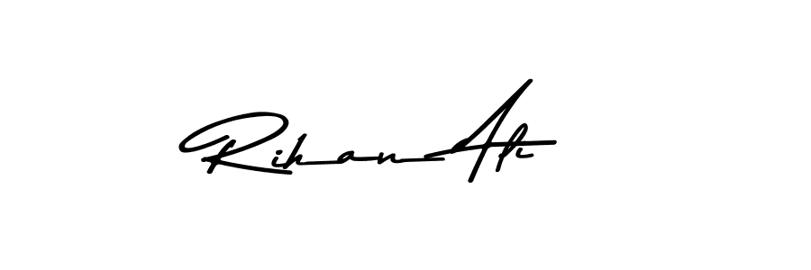 Make a beautiful signature design for name Rihan Ali. Use this online signature maker to create a handwritten signature for free. Rihan Ali signature style 9 images and pictures png