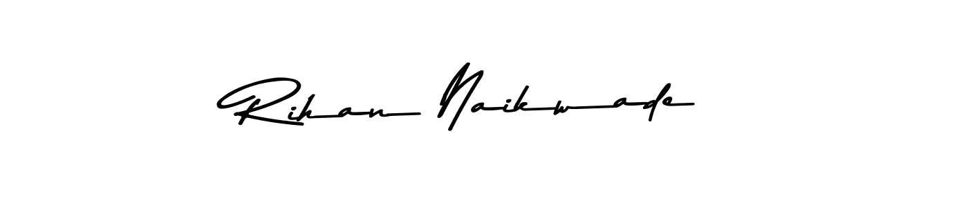 Use a signature maker to create a handwritten signature online. With this signature software, you can design (Asem Kandis PERSONAL USE) your own signature for name Rihan Naikwade. Rihan Naikwade signature style 9 images and pictures png