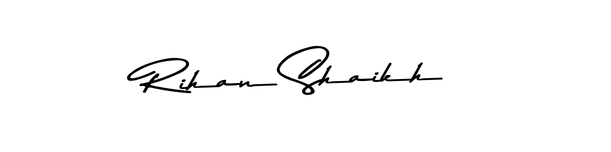 Similarly Asem Kandis PERSONAL USE is the best handwritten signature design. Signature creator online .You can use it as an online autograph creator for name Rihan Shaikh. Rihan Shaikh signature style 9 images and pictures png