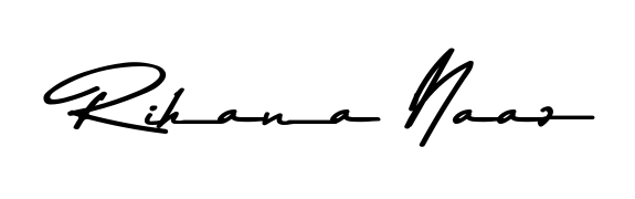 You should practise on your own different ways (Asem Kandis PERSONAL USE) to write your name (Rihana Naaz) in signature. Don't let someone else do it for you. Rihana Naaz signature style 9 images and pictures png