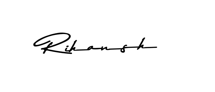 if you are searching for the best signature style for your name Rihansh. so please give up your signature search. here we have designed multiple signature styles  using Asem Kandis PERSONAL USE. Rihansh signature style 9 images and pictures png