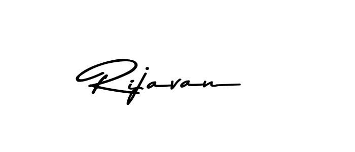 How to make Rijavan signature? Asem Kandis PERSONAL USE is a professional autograph style. Create handwritten signature for Rijavan name. Rijavan signature style 9 images and pictures png