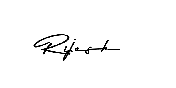 Asem Kandis PERSONAL USE is a professional signature style that is perfect for those who want to add a touch of class to their signature. It is also a great choice for those who want to make their signature more unique. Get Rijesh name to fancy signature for free. Rijesh signature style 9 images and pictures png