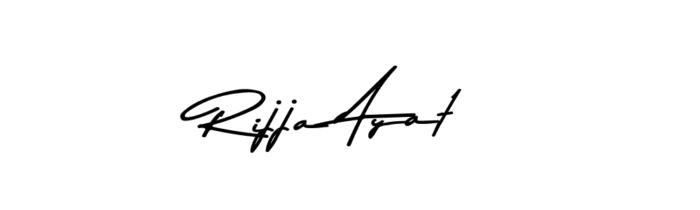 Also You can easily find your signature by using the search form. We will create Rijja Ayat name handwritten signature images for you free of cost using Asem Kandis PERSONAL USE sign style. Rijja Ayat signature style 9 images and pictures png