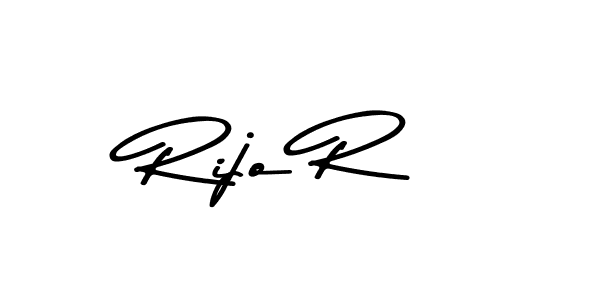 Use a signature maker to create a handwritten signature online. With this signature software, you can design (Asem Kandis PERSONAL USE) your own signature for name Rijo R. Rijo R signature style 9 images and pictures png