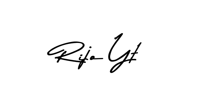 Design your own signature with our free online signature maker. With this signature software, you can create a handwritten (Asem Kandis PERSONAL USE) signature for name Rijo Yt. Rijo Yt signature style 9 images and pictures png