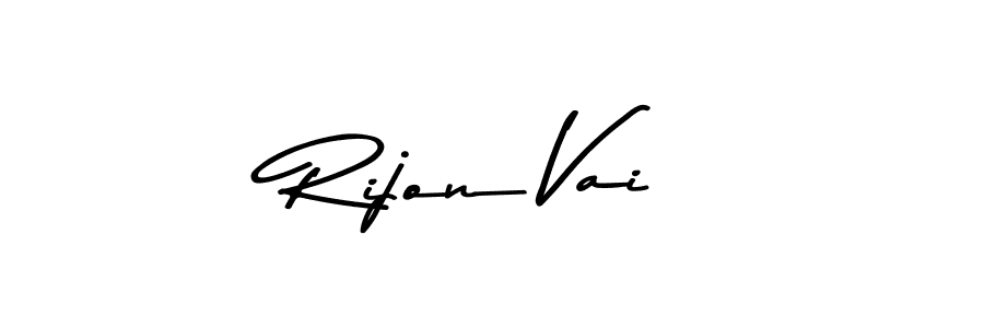 This is the best signature style for the Rijon Vai name. Also you like these signature font (Asem Kandis PERSONAL USE). Mix name signature. Rijon Vai signature style 9 images and pictures png