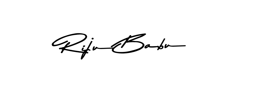 Design your own signature with our free online signature maker. With this signature software, you can create a handwritten (Asem Kandis PERSONAL USE) signature for name Riju Babu. Riju Babu signature style 9 images and pictures png