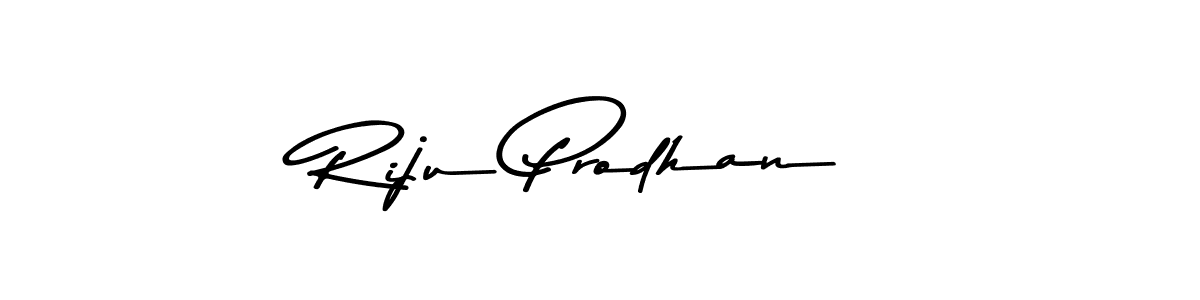 Create a beautiful signature design for name Riju Prodhan. With this signature (Asem Kandis PERSONAL USE) fonts, you can make a handwritten signature for free. Riju Prodhan signature style 9 images and pictures png