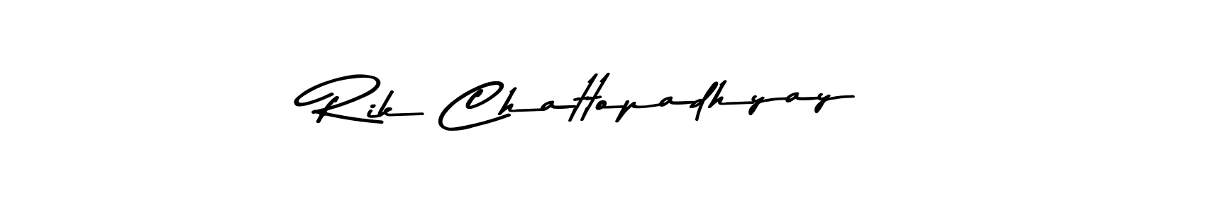 Design your own signature with our free online signature maker. With this signature software, you can create a handwritten (Asem Kandis PERSONAL USE) signature for name Rik Chattopadhyay. Rik Chattopadhyay signature style 9 images and pictures png