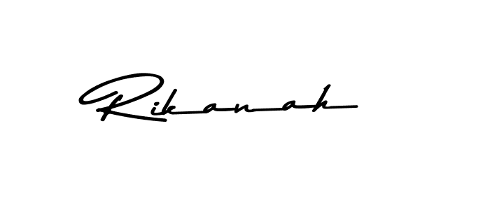Also we have Rikanah name is the best signature style. Create professional handwritten signature collection using Asem Kandis PERSONAL USE autograph style. Rikanah signature style 9 images and pictures png