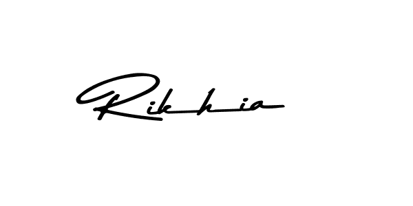 Also we have Rikhia name is the best signature style. Create professional handwritten signature collection using Asem Kandis PERSONAL USE autograph style. Rikhia signature style 9 images and pictures png