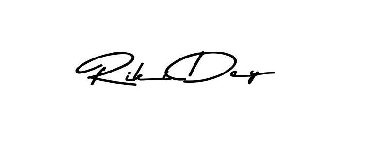 Create a beautiful signature design for name Riki Dey. With this signature (Asem Kandis PERSONAL USE) fonts, you can make a handwritten signature for free. Riki Dey signature style 9 images and pictures png