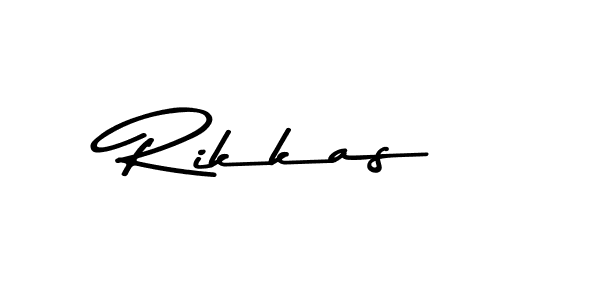 Make a beautiful signature design for name Rikkas. Use this online signature maker to create a handwritten signature for free. Rikkas signature style 9 images and pictures png