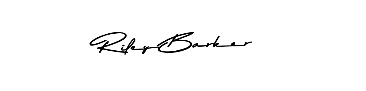 How to make Riley Barker name signature. Use Asem Kandis PERSONAL USE style for creating short signs online. This is the latest handwritten sign. Riley Barker signature style 9 images and pictures png