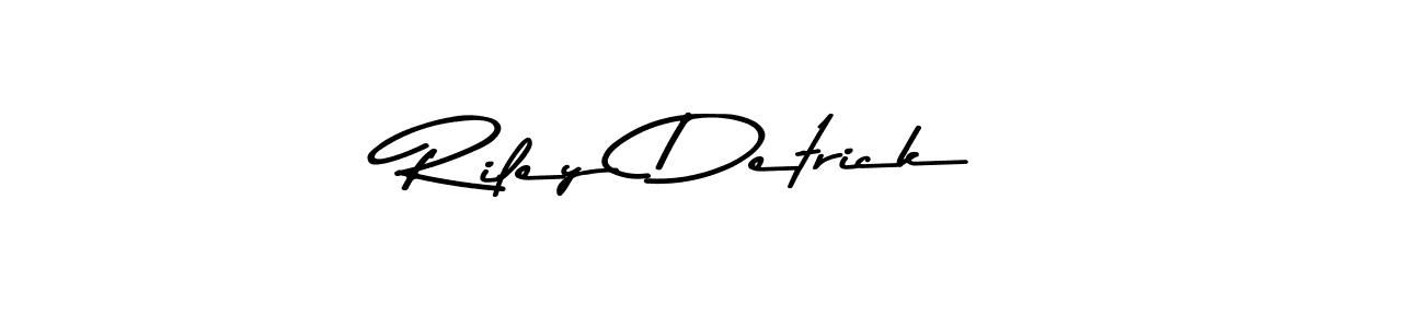 Design your own signature with our free online signature maker. With this signature software, you can create a handwritten (Asem Kandis PERSONAL USE) signature for name Riley Detrick. Riley Detrick signature style 9 images and pictures png