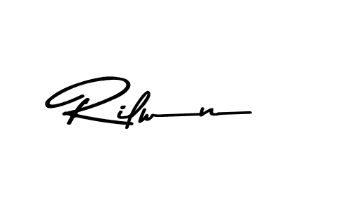 Rilwn stylish signature style. Best Handwritten Sign (Asem Kandis PERSONAL USE) for my name. Handwritten Signature Collection Ideas for my name Rilwn. Rilwn signature style 9 images and pictures png