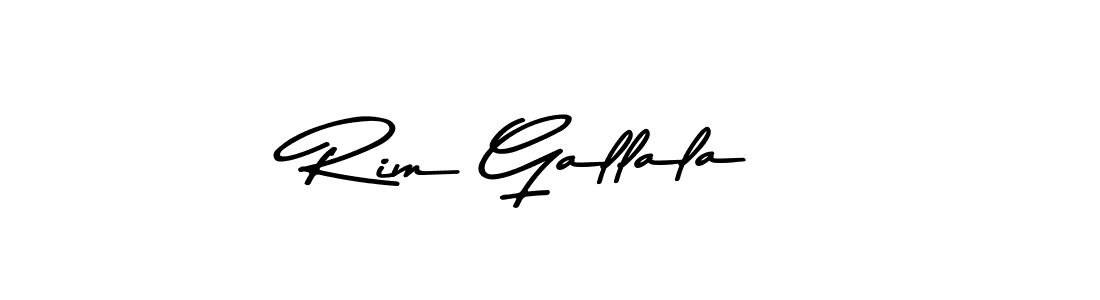 Make a beautiful signature design for name Rim Gallala. With this signature (Asem Kandis PERSONAL USE) style, you can create a handwritten signature for free. Rim Gallala signature style 9 images and pictures png