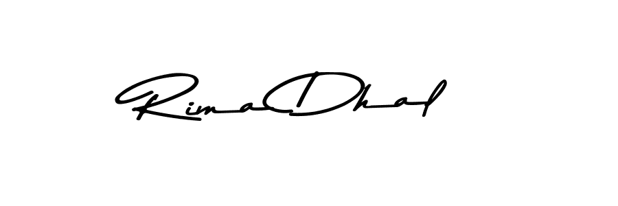 Rima Dhal stylish signature style. Best Handwritten Sign (Asem Kandis PERSONAL USE) for my name. Handwritten Signature Collection Ideas for my name Rima Dhal. Rima Dhal signature style 9 images and pictures png