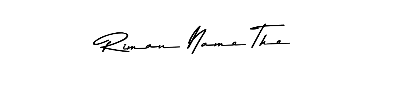 Also we have Riman Name The name is the best signature style. Create professional handwritten signature collection using Asem Kandis PERSONAL USE autograph style. Riman Name The signature style 9 images and pictures png