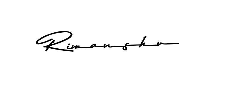 The best way (Asem Kandis PERSONAL USE) to make a short signature is to pick only two or three words in your name. The name Rimanshu include a total of six letters. For converting this name. Rimanshu signature style 9 images and pictures png