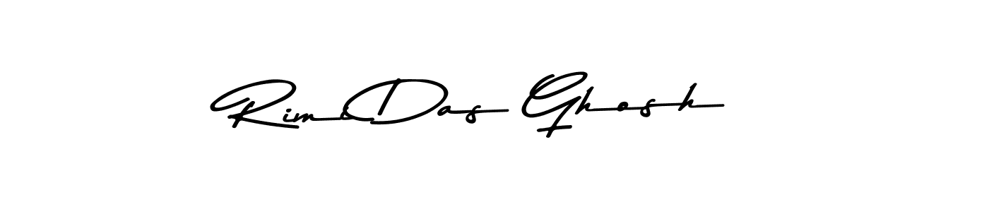 Design your own signature with our free online signature maker. With this signature software, you can create a handwritten (Asem Kandis PERSONAL USE) signature for name Rimi Das Ghosh. Rimi Das Ghosh signature style 9 images and pictures png