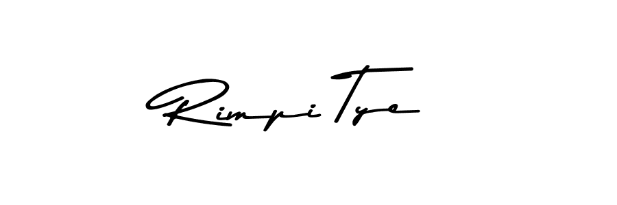You should practise on your own different ways (Asem Kandis PERSONAL USE) to write your name (Rimpi Tye) in signature. don't let someone else do it for you. Rimpi Tye signature style 9 images and pictures png